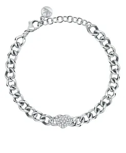 Morellato Romantico braccialetto in acciaio con cristalli Incontri SAUQ16