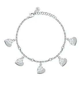 Morellato Romantico braccialetto in acciaio con cristalli Passioni SAUN11