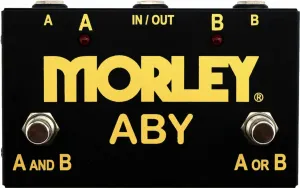 Morley ABY-G Gold Series ABY Pedale Footswitch