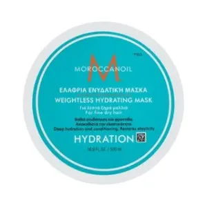 Moroccanoil Hydration Weightless Hydrating Mask maschera rinforzante per capelli secchi e fini 500 ml