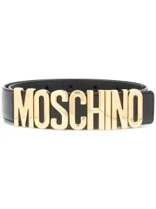 MOSCHINO - Cintura In Pelle Con Logo #2577370