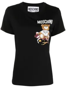 MOSCHINO - T-shirt In Cotone Con Logo #3004861