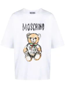 MOSCHINO - T-shirt In Cotone #3063532