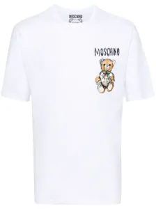 MOSCHINO - T-shirt In Cotone #3081173