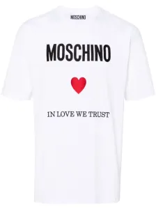MOSCHINO - T-shirt In Cotone #3081196