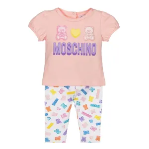 Moschino Baby Girls T-Shirt & Leggings Set Pink - 2Y PINK