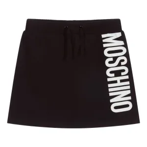Moschino Girls Logo Skirt Black - 6Y BLACK