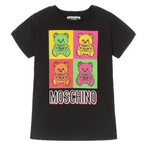Moschino Boys 3D Effect Bear T-shirt Black - 8Y BLACK
