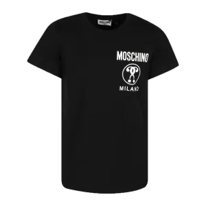 Moschino Boys Logo T-shirt Black - 10Y BLACK