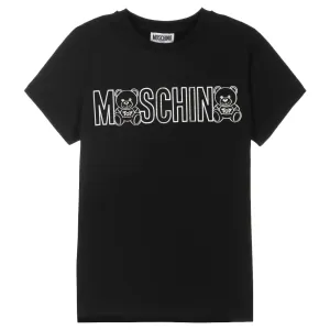 Moschino Boys Toy Bear T-shirt Black - 12Y BLACK