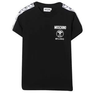 Moschino Unisex Kids Logo T-shirt Black - 8Y BLACK