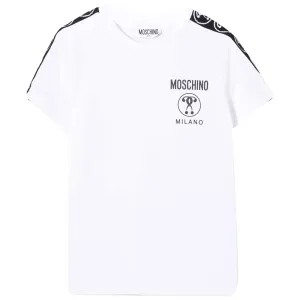 Moschino Unisex Kids Logo T-shirt White - 10Y WHITE
