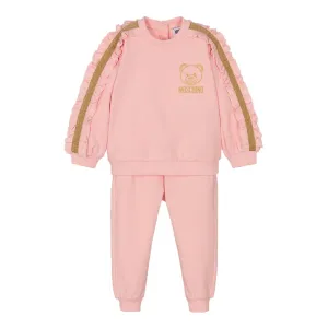 Moschino Baby Girls Bear Tracksuit Pink - 6M PINK