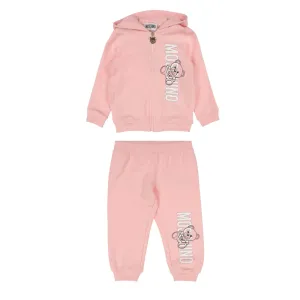Moschino Baby Girl's Teddy Logo Tracksuit Pink - 2Y Pink