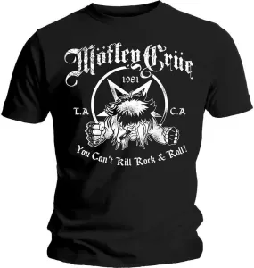 Motley Crue Maglietta Unisex You Can't Kill Rock & Roll Unisex Black L