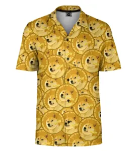 Mr. GUGU & Miss GO Unisex's Doge Wow Shirt Sh-Man-Sht2178 #989431