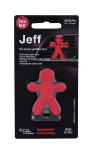 Mr&Mrs Fragrance Jeff Soft Touch Raspberry & Patchouli - deodorante per auto
