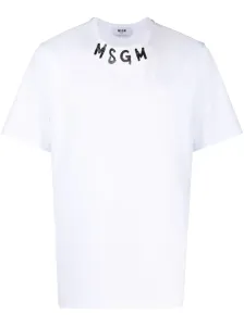 MSGM - T-shirt In Cotone #3097225