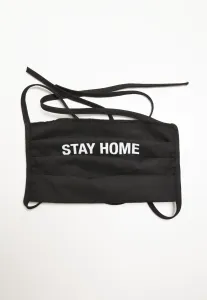 Stay Home Face Mask 2 Pack Black