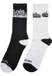Major City 089 Socks 2-Pack Black/White #2935083