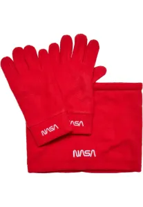 NASA fleece set red