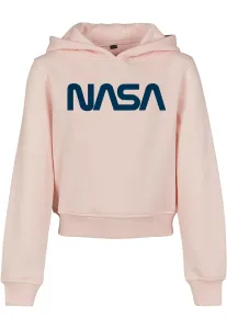 Baby NASA Cropped Hoody Pink