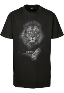 Children's Lion T-shirt in black