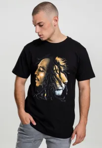 Bob Marley Lion Face T-Shirt Black