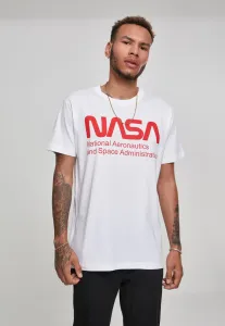 White t-shirt with NASA Wormlogo