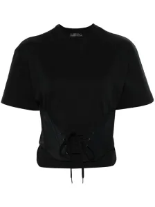 MUGLER - T-shirt Bustier In Cotone #3110133