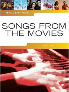 Music Sales Really Easy Piano: Songs From The Movies Spartito