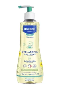 Mustela Olio doccia e bagno detergente per bambini per pelli estremamente secche ed atopiche Stelatopia (Cleansing Oil) 500 ml