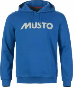 Musto Essentials Logo Felpa Aruba Blue 2XL