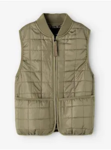 Khaki boys quilted vest name it Dunicko - Boys