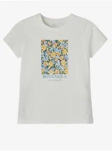 Creamy Girly Patterned T-Shirt Name It Damily - Unisex #1110348