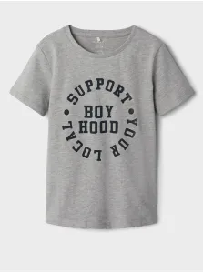Grey Boys Brindle T-Shirt name it Tanon - Boys