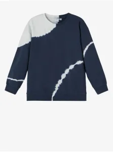 Dark blue boys patterned sweatshirt name it Fomal - unisex #768205