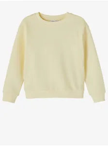 Light yellow girls sweatshirt name it Lena - unisex