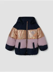 Pink-blue girly quilted jacket name it Mille - Girls