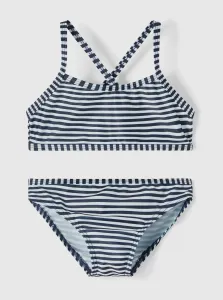 White-Blue Girls' Striped Two Piece Swimwear name it Felisia - Unisex #105658