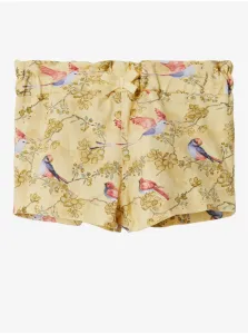 Yellow Girls' Patterned Shorts name it Dora - unisex #1110356