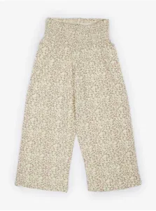 Beige Girly Flowered Pants name it Justice - Girls