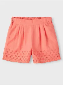 Coral Girly Shorts name it Fiona - Girls