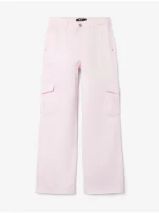 Light Pink Girly Wide Pants with Pockets LIMITED by name it - Girls #1071621