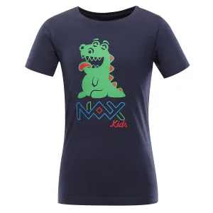Children's cotton T-shirt nax NAX LIEVRO mood indigo variant pb #1448855