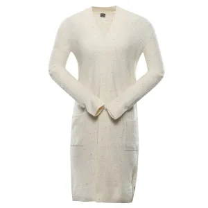 Long women's sweater nax NAX HOXA crème #1431421