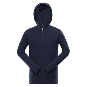 Men's hooded sweater nax NAX POLIN mood indigo