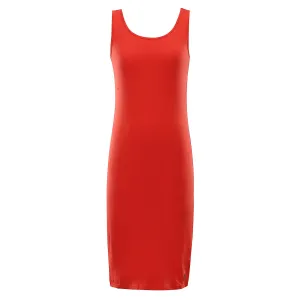 Women's dress nax NAX BREWA fiery red