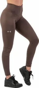 Nebbia Classic High-Waist Performance Leggings Brown M Pantaloni fitness