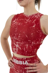 Nebbia Crop Tank Top Rough Girl Red M Maglietta fitness